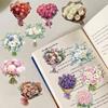 50/100PCS Satin Dream Flower Gift Stickers Cartoon Suitcase Luggage Car Phone Transparent Decorative Laptop Pegatina Sticker