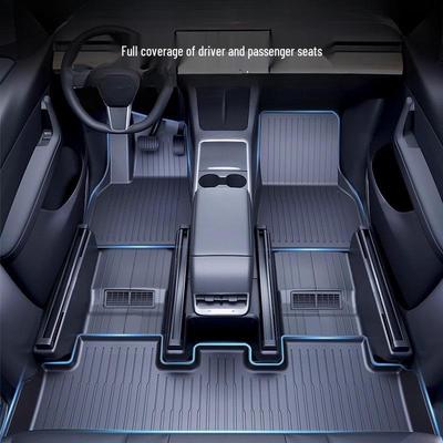 TPE Floor Mats for Upgraded Tesla Model YL/3/Y - Premium Interior Accessory