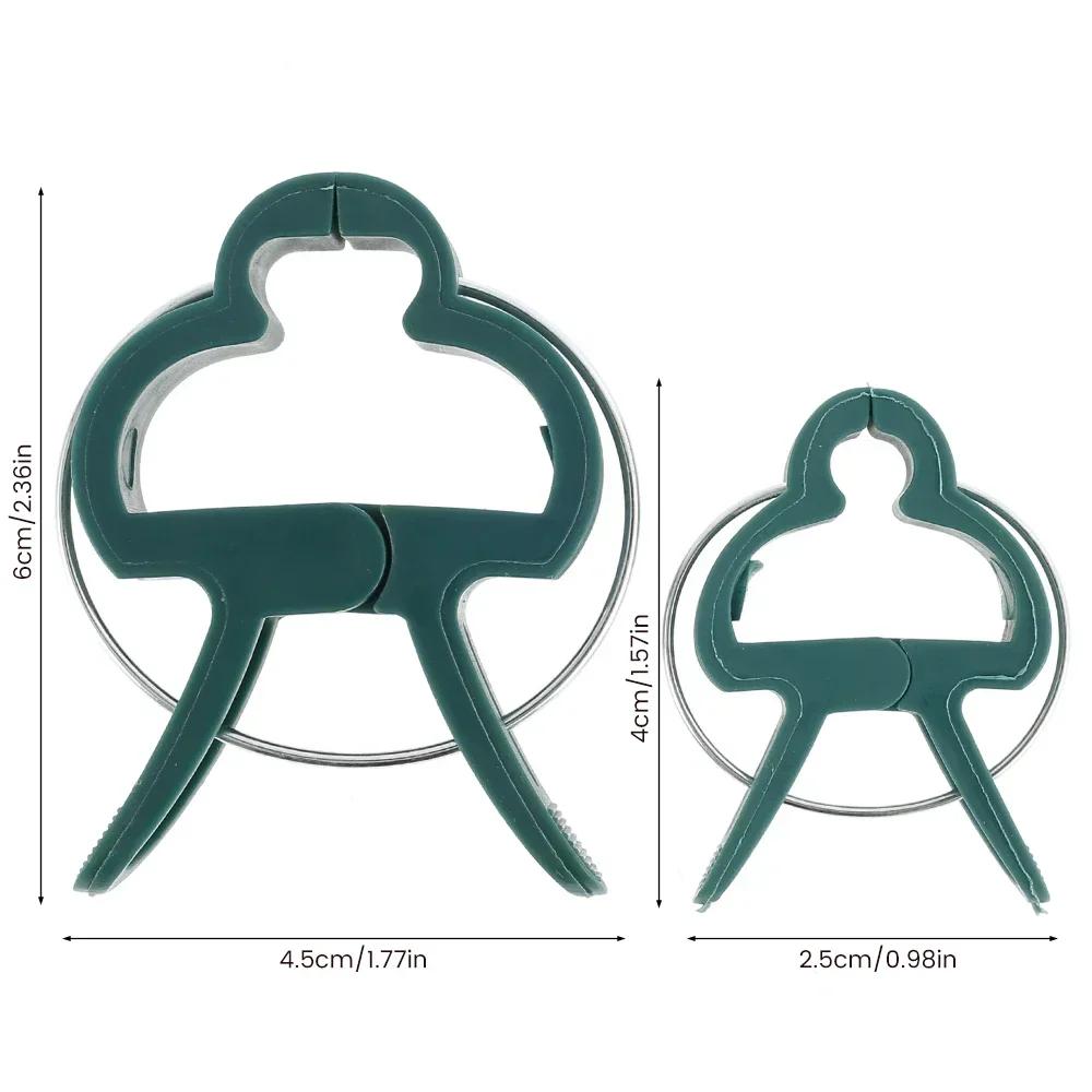 20-500Pcs Plant Fixed Clips Reusable Greenhouse Bracket Fixing Stems Flower Vine Vegetables Tomatoes Fastener Garden Supplies