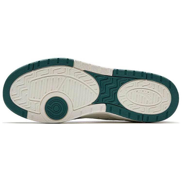 New Anta Lieyan1.0 Non slip Lightweight Low Top Skateboard Shoes Men's White Green 112528091-7