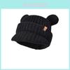 Winter Korean Style Cute Bear Knit Hat For Girls And Women Warm Earflap Beanie