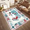 Christmas 127 Carpet Suitable for Playrooms Balcony Living Rooms Hallway Antislip Carpet Decorate Offices Wedding Party Gift