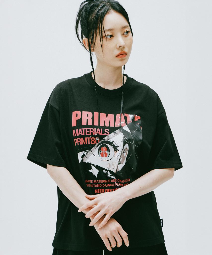 PRIMATE Eyez Oversized Short Sleeve T-Shirt 10 Colors (Type A)