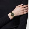 Versace Quartz Watch 35mm Beige Dial Leather Strap Gift Set With Perfume And Red Envelope Women Watches Pink VE0A00125