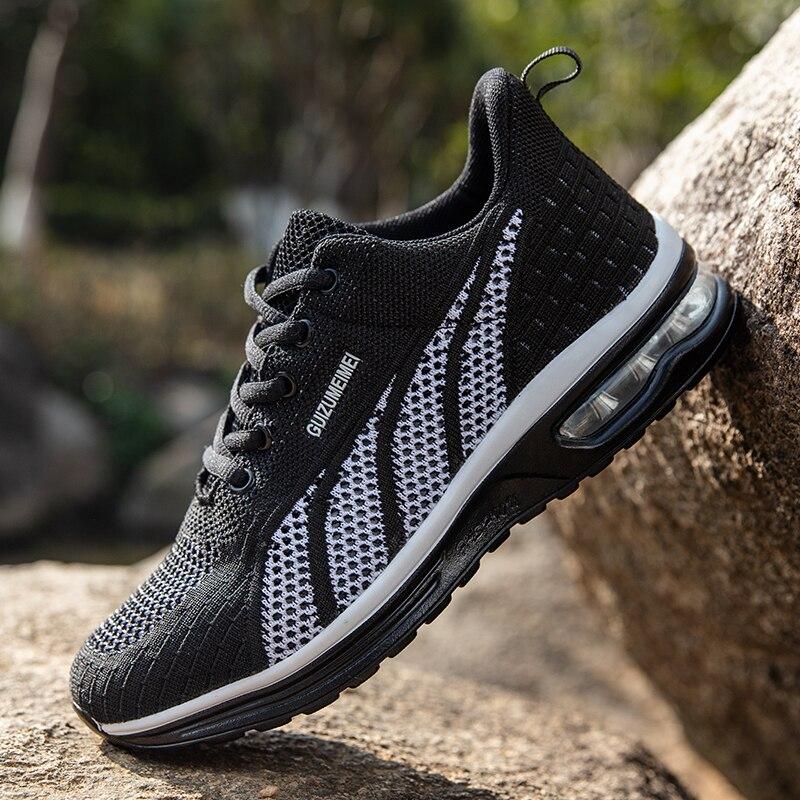 Damen Laufschuhe Atmungsaktive Damen Sneakers Air Mesh Kissen Tennis Damen Sportschuhe Outdoor Schnürschuhe Trainingsschuhe
