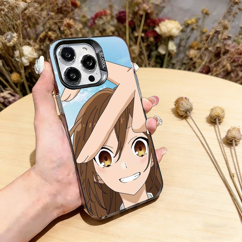 Horimiya Phone Case For iPhone 17,16,15,14,13,12,11 Plus,Pro Max,XS,Colorful Silver Phone Case Funda Cover