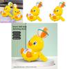 Top Ball Yellow Duck Light And Sound Toy With Rotating Effects For Kids And Toddler Play