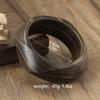 Square Wood Grain Bangle Geometric Burlywood Hand Ring Simple Wooden Bracelet  Daily