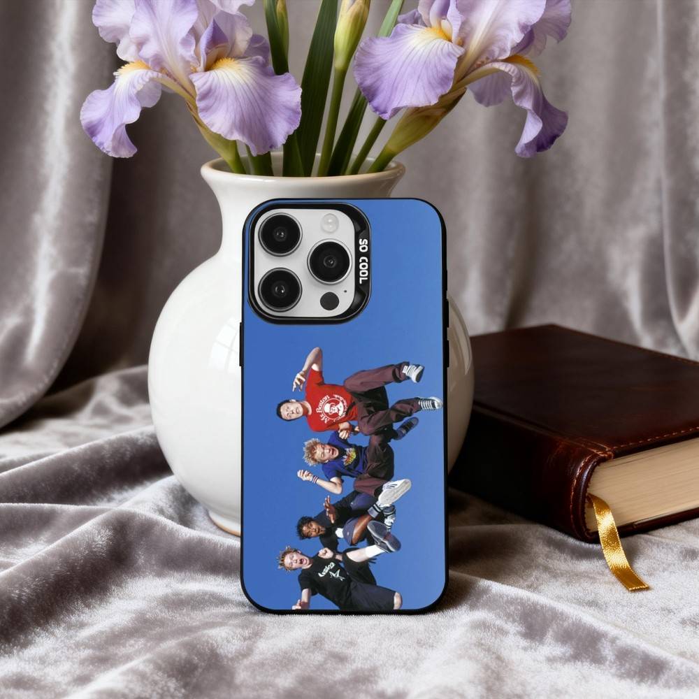 Hard-rock S-Sum 41 Band Phone Case For iPhone17,16,15,14,13,12,11 Plus,Pro Max Black Candy Silver Phone Case