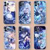 Genshin Impact Furina For iPhone 11 12 13 14 15 16 17 Pro Max Plus 13 Mini Silicone Soft Transparent Back