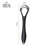 Stainless Steel Double-Layer Tongue Scraper for Adults - Relieves Bad Breath & Deep Cleans