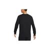 Nike Letter Print Crew Neck Casual Long Sleeve T-Shirt Men Tops Black FN0802-010