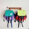 Fashionable Contrasting Color Canvas Backpacks For Boys And Girls Daily Outings