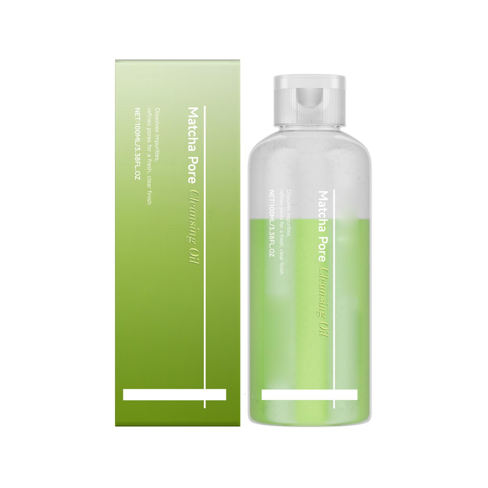 Matcha Cleansing Oil: A Gentle Daily Cleansing And Moisturizing Facial Skin Care Oil100ML