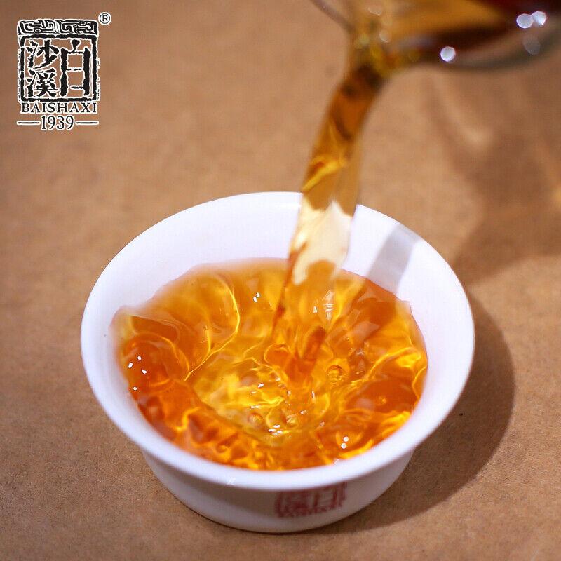 Чай Qian Liang Cha Hunan Anhua Темный чайный кирпичик 320г — фото 4