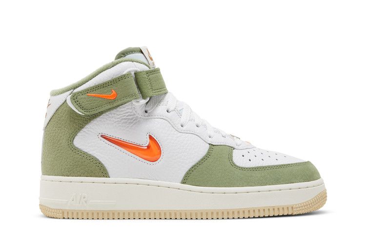 Nike Air Force 1 Mid QS 'Oil Green Orange'
