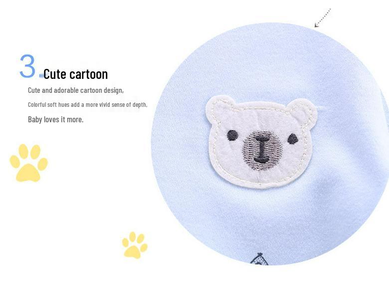 Autumn Pure Cotton Long Johns Set for Toddlers and Newborns - Antibacterial Spring Cardigan & Underwear