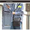 The First Layer of Cowhide Retro Bag Cover Shoulder Bag Commuter Leather Bag Men's Bag Leather High-end Men's Messenger Bag