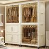 Multi-Layer Foldable Storage Cabinet: Plastic Wardrobe, Shelving Unit, Toy Organizer, Clothes Box