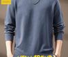 Pull en Maille Douce Couleur Unie Haut de Gamme pour Homme - Hiver Décontracté Col Rond