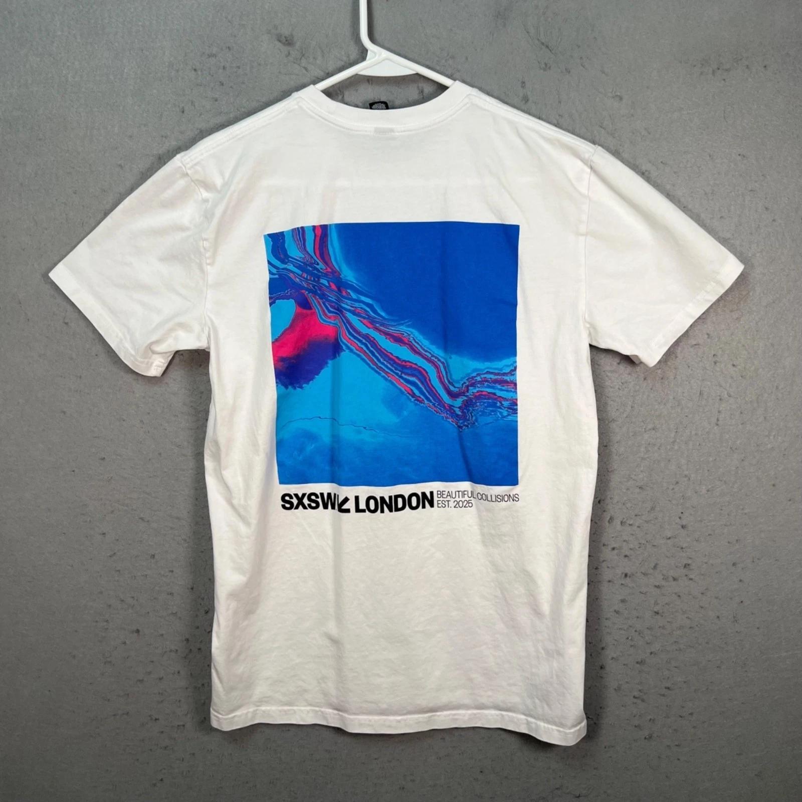 

SXSW London White Graphic T-Shirt Adult Size Medium Music Festival S