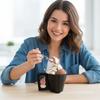 Drip-proof Ice Cream Anti Freeze Cup Ergonomic Handle Ice Cream Sleeve Ice Cream Cup Holder  Yogurt