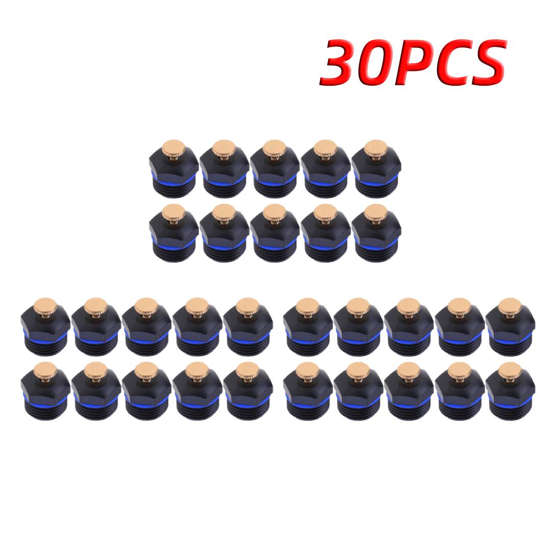 30/50PCS 1/2 Inch DN15 Thread Plastic Watering Sprinkler Head Centrifugal Irrigation Sprayers for Garden Yard Irrigation Supply