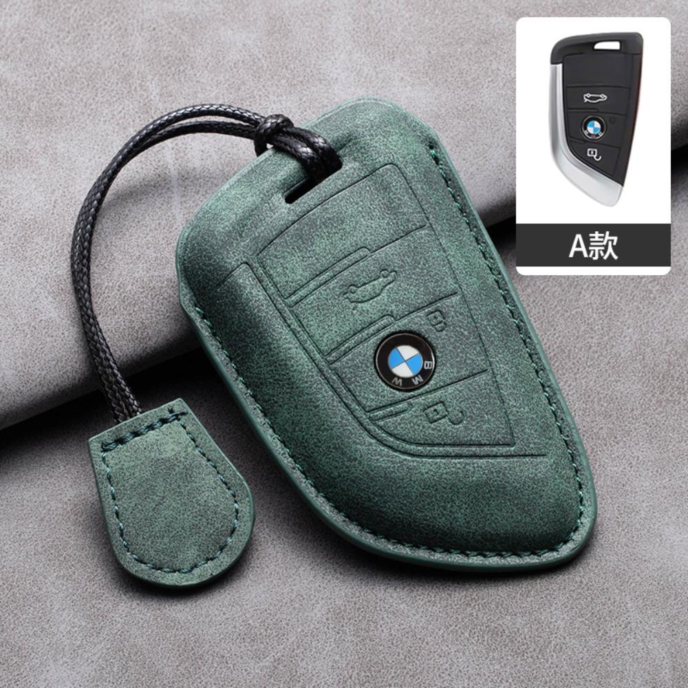 For BMW Key Cover for 5 Series 3 Series 525li 530 X1 X3 X4 X5 118i Hollow Design Protective Shell with Blade Keychain