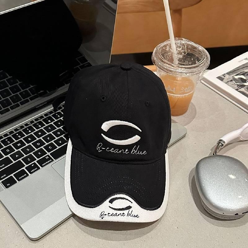 Rceant Stylish Pattern Baseball Cap Cotton Embroidered Sunshield Fashionable