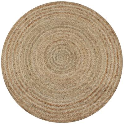 Vidaxl Dywan Pleciony Z Juty, 150 Cm, Okrągły