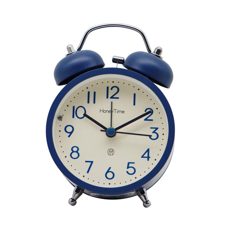 

Металлический Звонкий Будильник для Студентов для Использования Прикроватный для Подъема, Волшебный и Мощный для Пробуждения Мальчиков и Девочек Настольный Маленький Часы