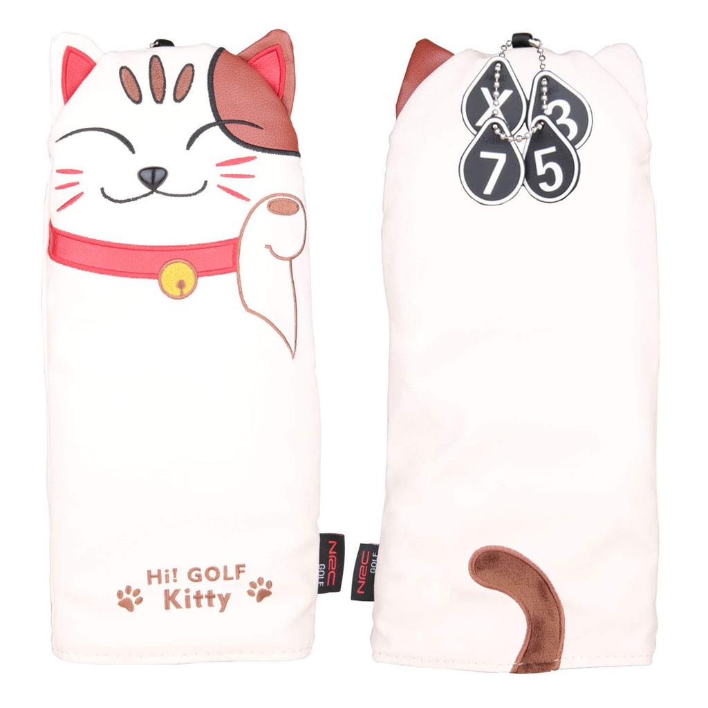 Golf headcovers for drivers woods utilities putter covers for magnetic type with Odyssey pin type with Scotty Cameron cat single item woods and