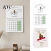 Gift for Friends 2027 Funny Wall Calendar, Large Grid Monthly Planner, Humor Daily Paper Schedule Desk Decor Home Office, Creative Art Craft