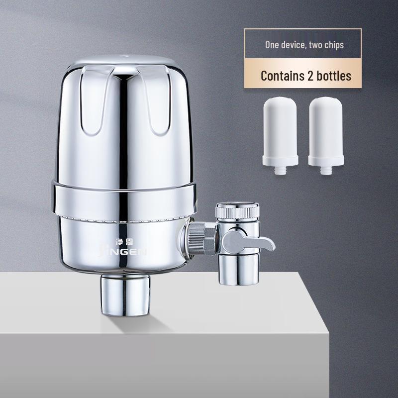 Jing En JN-X10 360° Rotating Water Purifier Faucet Filter with Anti-Splash Bubbler for Kitchen.