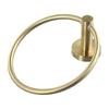Golden Bathroom Towel Ring Holder, Wall Mount, Stainless Steel Construction, Easy Installation, Elegant And High End Look