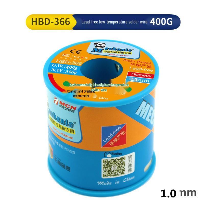 Repairman Rosin Core Solder Wire, 0.8mm, High-Brightness, Lead-Free, 0.5/0.6mm Options Available