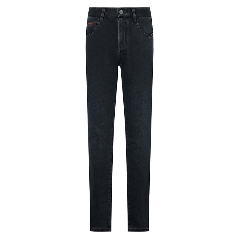 Baoxiniao Men's Thick Straight-Leg Jeans
