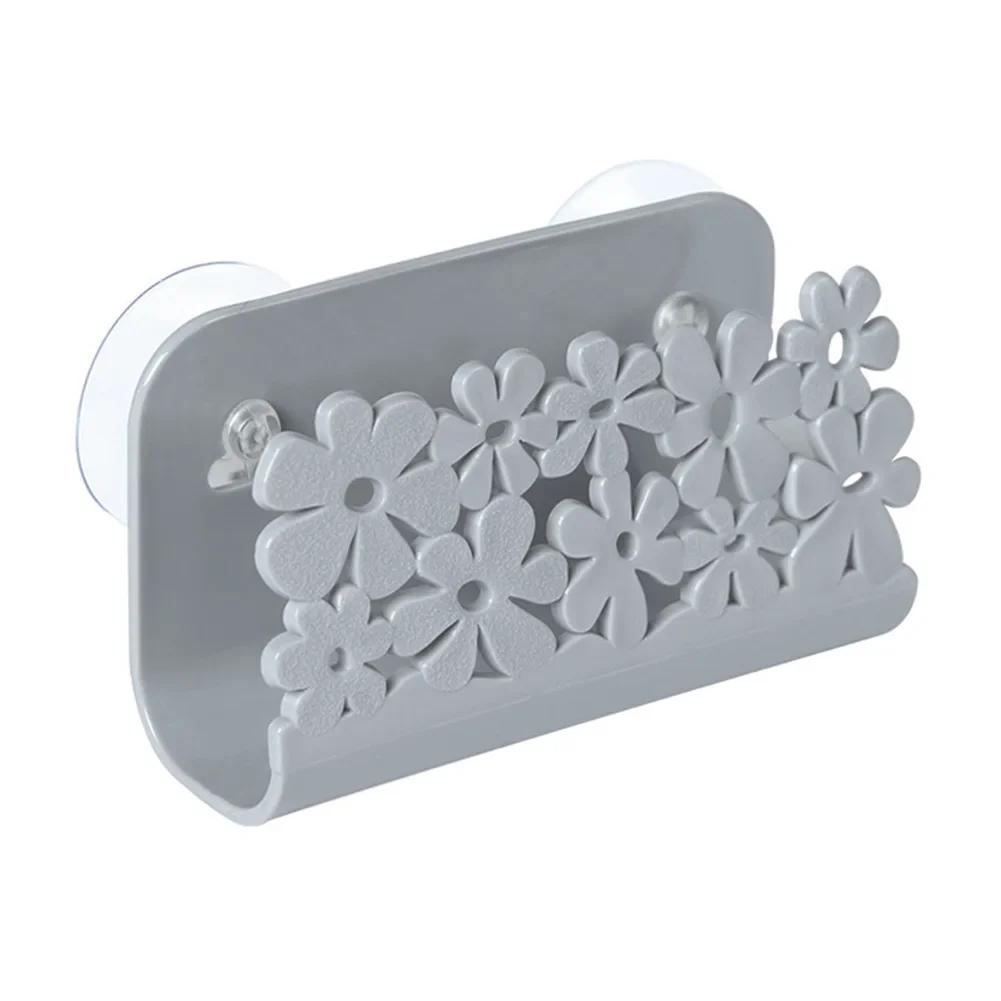 

Подставка для полотенец, держатель для губки, зажим для хранения тряпок, кухонный гаджет для ванной комнаты, пластиковая присоска для быстросохнущей присоски серый