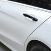 4Pcs Outer Door Handle Cover Trim Stickers for Mercedes Benz C E GLC GLB A B GLE GLS CLA GLA 15-24 4Doors with Holes A