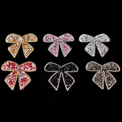  Bow Embroidered Patch Iron On Sewing  Applique For Jeans