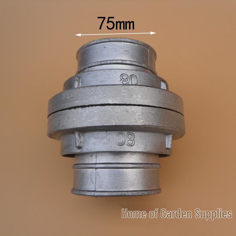 3  Snap-on Garden Hose Connector, 80mm Firefighting Soft Hose Swivel Joint Quick Connect 80mm
