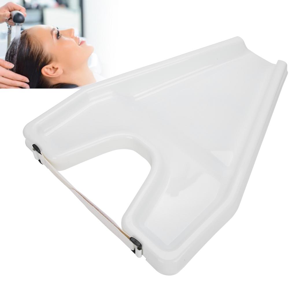Portable Hair Washing Tray Rinse Shampoo Neck Rest Hair Sink Basin for Home SalonWhite