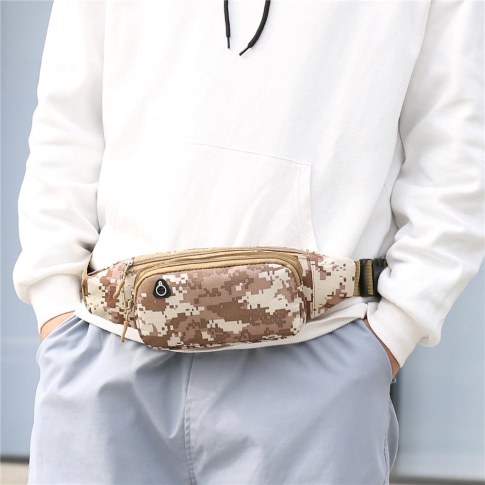 Waterproof Waist Pouch Wear Resistant Waist Bag Fanny Pack Shoulder Belt Bags Hiking