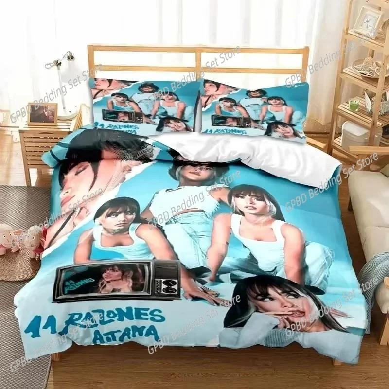 Spanish Singer Aitana Ocana Bedding Set Duvet Cover Bed Set Quilt Cover Pillowcase Comforter King Queen Size Boys Adult