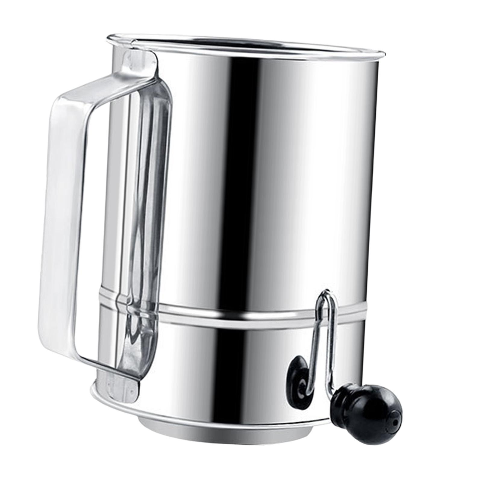 

Handheld Baking Sieve Cup Kitchen Gadgets Fine Mesh Screen for Baking Pies Pastries