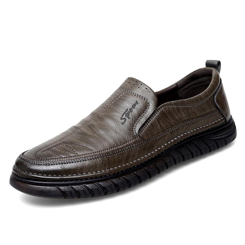 Fashion Men's Loafers Leather Flats Classics Driving Shoes Platform Footwear Men Casual Formal Business Shoes Zapatillas Para Hombre