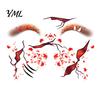 Skin Friendly Temporary Face Art Halloween Tattoo Stickers, Waterproof Scary Makeup Decals for Party, Durable Sweat Proof Stickers Wound Scar