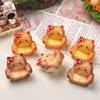 10/40PCS Cartoon DIY resin accessories accessories 3D sofa cat head cream rubber hair clip shoe buckle pendant accessories