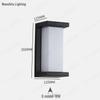 Nordic Waterproof LED Wall Lamp for Outdoor & Indoor Use
