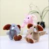 15Cm Optional Forest Animal  Plush Toy Small Grab Machine Doll Long-Legged Elephant Pendant Children's Small Gift